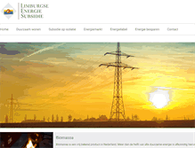 Tablet Screenshot of limburgseenergiesubsidie.nl